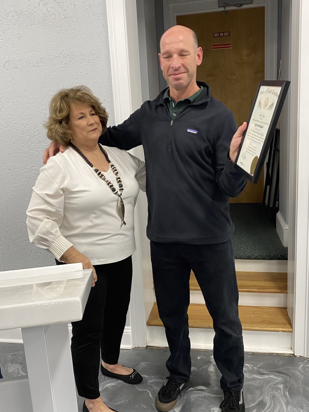 Former shore protection manager Rudolph leaves county employment with Order of Longleaf Pine, widespread praise